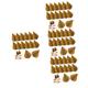 Didiseaon 96 Pcs Boho Wedding Decor Wedding Ceremony Decorations Happy Birthday Topper Happy Birthday Cake Toppers Luau Party Cake Decoration Boho Cake Decorations Cake Insert Topper