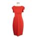 The Limited Casual Dress - Sheath: Red Print Dresses - Women's Size Small