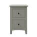 Red Barrel Studio® Nightstand Wood in Gray | 22.24 H x 12.2 W x 14.1 D in | Wayfair 49F55F19C5614EA09C8EEC3B952DD284