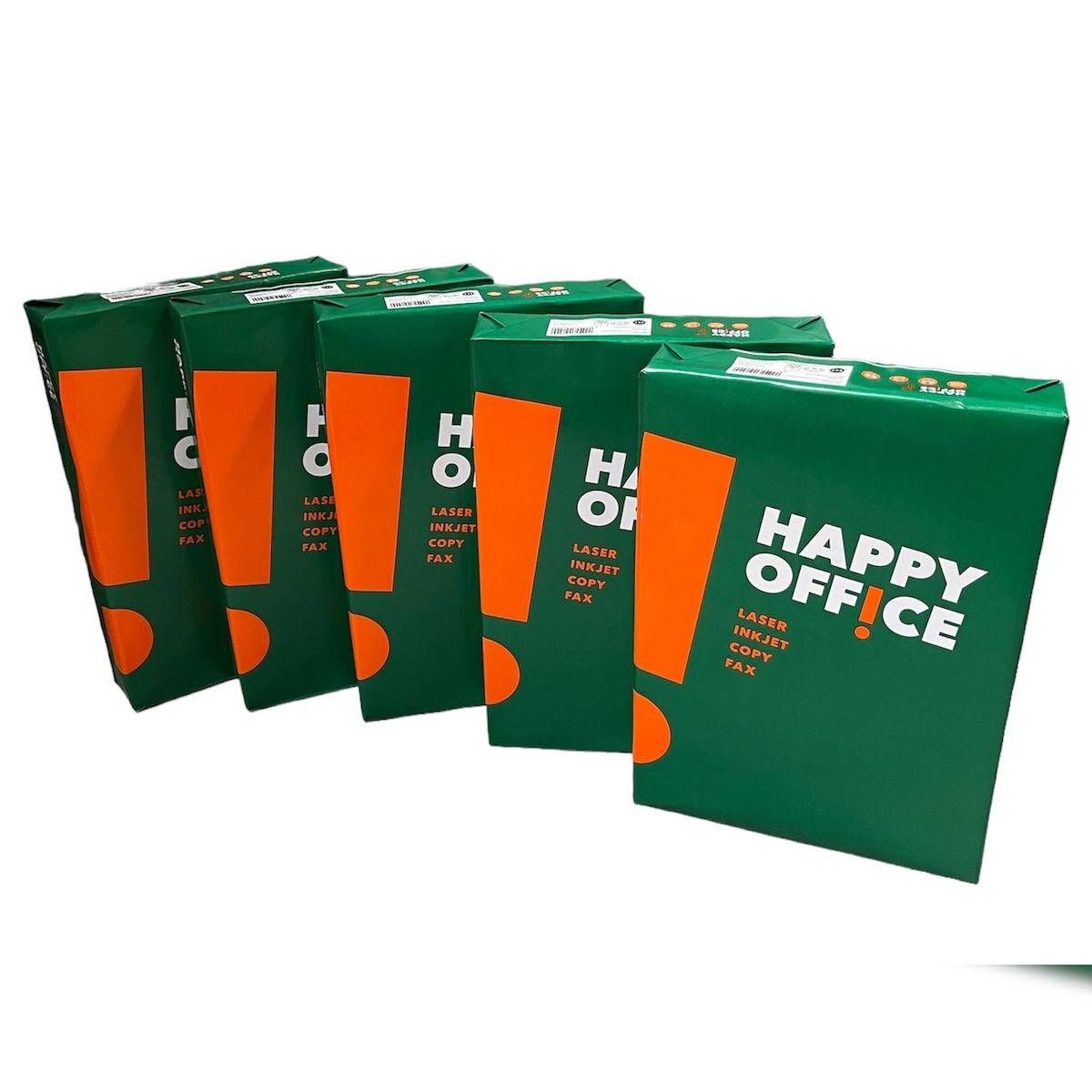 Happy Office Kopierpapier DIN A4 Drucker 2500 Blatt weiß ohne Linien 80g/qm Image