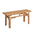 Banc en rotin marron 98 cm