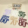 2023 New Happy 18th 21st 30th 40th 50th 60th 70th 80th Letter Metal Cutting Dies per Scrapbooking