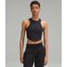 Hold Tight Cropped Tank Top - Color Black - Size 10