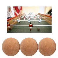 4 Los 36mm Kork Massivholz gefrostet Tischfußball Fußball Fußball Baby Fuß Fußball Desktop Fußball