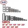 【 10pcs 】 Widebody-Chip ic direkt dip6 dip8 dip14 dip16 dip18 dip20 dip28 dip40 Pin-Steckdosen