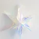 1pc laser-glänzende bunte papier Stern kunststoff papier Sechs sterne papier dekoration Elsa party