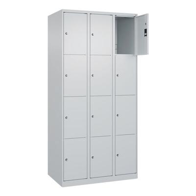 CP Schließfachschrank »Classic Plus Korpus lichtgrau« 3x4 Fächer grau, 90x185x50 cm Image