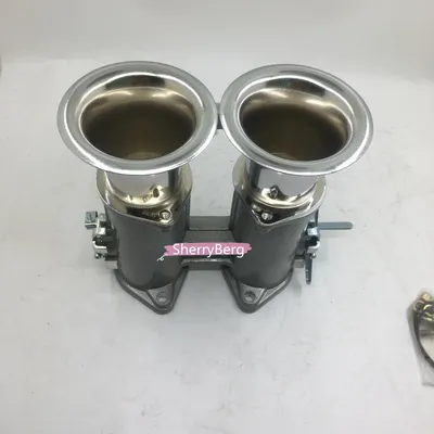 SherryBerg 45 dcoe 45 dcoe 45mm DCOE Twin 45mm Drosselklappen Körper + air hörner/stacks für weber/Dellorto/Solex DCOE/DHLA carb