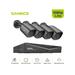 SANNCE 8CH 1080P 5-in-1 DVR 4Pcs 2MP Home Security System Cameras