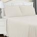 3 Pcs Cotton Flannel Bed Sheet Set with Pillowcases in Twin XL Size