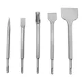 Round Shank Rotary Hammer Chisel Bits SDS Plus Electric Hammer Point Groove Flat Chisel Bit for