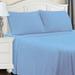 3 Pcs Cotton Flannel Bed Sheet Set with Pillowcases in Twin XL Size