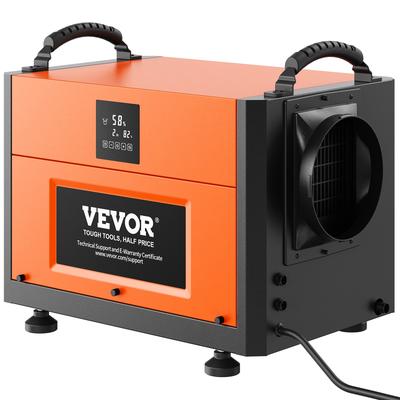 VEVOR 190 Pints Commercial Dehumidifier with Drain Hose for Crawl Spaces,Auto Defrost, CSA Listed - 190 Pints