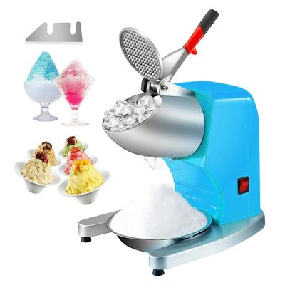 VEVOR Ice Crushers Machine with 4 Blades with Cover and Bowl for Home and Commercial Use