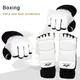 Taekwondo Leather Hand Gloves Sparring Karate Wrist Protector Guard Gear Boxing Martial Arts Hand