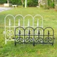 Decorative Garden Fence Bendable Outdoor Landscape Fence Folding Plastic Flower Bed Lawn Fencing