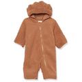 Amazon Essentials Unisex Baby Baby-Schneeoverall aus Sherpa-Fleece, Helles Karamell, 6-9 Monate