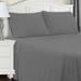 4 Pcs Cotton Flannel Bed Sheet Set with Pillowcases in Full Size