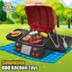 Simulation Kitchen Barbecue Girls Electric Barbecue Oven Pretend Play Food Bbq Educational Set Play