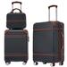 Luggage 100% ABS Expandable Spinner Suitcase, Cosmetic Suitcase, 3 Set