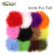 Vtwins Fly Tying Fur Arctic Fox Tail Hair For Salmon Steelhead Flies Tube Fly Jig Streamer Tying
