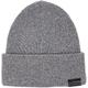 Calvin Klein Herren Leather Patch Docker Beanie K50K510978 Gestrickte Mütze, Grau (Ghost Gray), OS