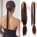 KIHOUT Sales Ponytail Braid Extensions Braid Hair Extension Braid Synthetic Hair For Braiding Ponytail Hair Extensions Long Hairpiece For Women 80 Cm