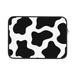 Bingfone Cow Print Black White Laptop Sleeve Case 13 Inch 360Â° Protective Computer Carrying Bag