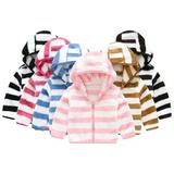 Esaierr Newborn Baby Boys Girls Cartoon Fleece Hooded Jacket 9M-5Y Coat Ears Warm Winter Outwear Todder Kids Zipper Coat 9M-5Y
