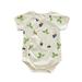 PMUYBHF Clearance Baby Cartoon Cute Printed Bag Coat Bodysuit Baby Romper Short Sleeve Toddler Boy Shirts 2T Long Sleeves Boys Shirt Long Sleeve Toddler Boy Shorts 5T