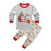 Kids Christmas Old Man Pajamas Long Sleeve Matching Holiday Pjs Set Toddler Boys Girls Kids Xmas Jammies Toddler 0 3 Months Baby Boy Clothes Pants Baby Boy Rompers 12 18 Months Cotton