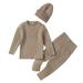 Baby Girls Boys Solid Autumn Ribbed Long Sleeve Knit Sweater Headbands Set Clothes Gifts for Teenage Boys Baby Boy 2T Baby Boy Rompers 3 Months Baby Bodysuit Boy Winter