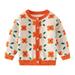 GYRATEDREAM 2-9T Little Boys Cardigan Sweater Coat Toddler Boys Long Sleeve Sweater Cardigan V Neck Sweater