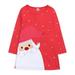 Spring Savings Clearance Lindreshi Baby Girl Dresses Clearance Toddler Kids Baby Girl Santa Wave Point Princess Dress Christmas Outfits Clothes