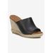 Women's Kinsley Sandal by Ros Hommerson in Black Napa Leather (Size 12 M)
