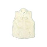 American Widgeon Faux Fur Vest: Ivory Jackets & Outerwear - Kids Girl's Size 7