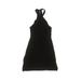 H&M Casual Dress - Mini: Black Solid Dresses - Women's Size 2