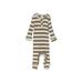 Shein Long Sleeve Outfit: Gold Color Block Bottoms - Kids Boy's Size 70