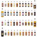 Sweetbird Coffee Syrup Pick N Mix - Create Custom Syrup Combo with 48+ Flavours | Almond, Amaretto, Banana, ButterScotch, Caramel | 6 Pack (1ltr each) - Perfect Syrup Gift Set for Coffee Lovers