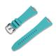 CRAFTER BLUE TS01 Straight End Watch Band FKM Rubber Watch Strap Replacement for Tissot PRX 40mm 410/407 Quartz/Automatic Versions, Turguoise