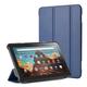 Fire HD 10 Hülle für Amazon, Faltbare Fire HD 10 Plus Tablets (kompatibel mit der 11. Generation 2021), Tablets Hüllen Ultraleichte Slim Shell Stand Cover Auto Wake/Sleep (Dunkelblau)