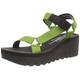 Fly London Women's YEFA726FLY Sandal, Black/Avocado (Black, 2.5 UK