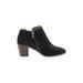 Lucky Brand Ankle Boots: Black Print Shoes - Women's Size 8 1/2 - Almond Toe