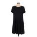 Gap Casual Dress - Shift: Black Print Dresses - Women's Size Medium