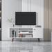 Corrigan Studio® Bharma TV Stand for TVs up to 55" Wood in White | 26.57 H x 53.15 W x 14.17 D in | Wayfair 2D6CE531A76E4A97A643E8C3E20BB1FF