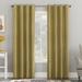 Sand & Stable™ Gemala Thermal Insulated 100% Blackout Grommet Curtain Panel Polyester in Yellow | 50" W x 108" L | Wayfair