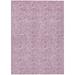 Pink 120 x 96 x 0.19 in Area Rug - Bungalow Rose Ayush Indoor/Outdoor Area Rug w/ Non-Slip Backing Polyester | 120 H x 96 W x 0.19 D in | Wayfair