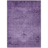 Indigo 120 x 96 x 0.19 in Area Rug - Bungalow Rose Ayush Indoor/Outdoor Area Rug w/ Non-Slip Backing Polyester | 120 H x 96 W x 0.19 D in | Wayfair