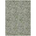 Green 120 x 96 x 0.19 in Area Rug - Bungalow Rose Ayush Floral Machine Woven Indoor/Outdoor Area Rug in | 120 H x 96 W x 0.19 D in | Wayfair