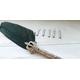 Rustic Shabby Chic Calligraphy Dark Green Feather Pen + Metal 5Pcs Nib Set, Gift Set Dark Emerald Green feather Quill